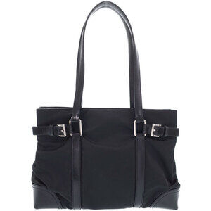 Prada Tote Tessuto Bag Shoulder Vela Black